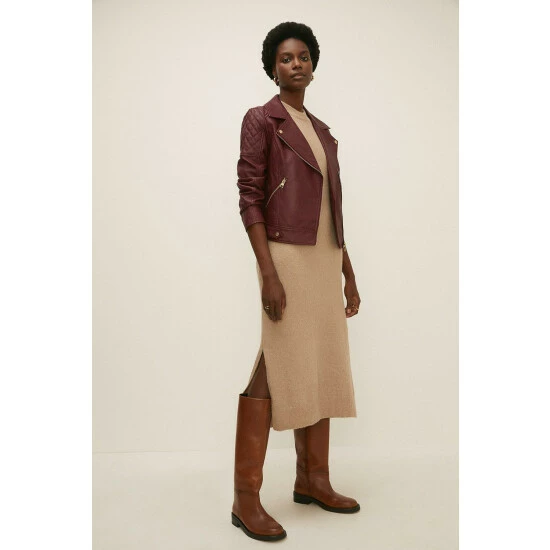 Oasis PU Biker For Female 8 Oasis PU Biker For Female - Image 6