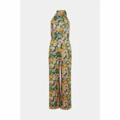 Oasis Slinky Jersey Floral Tie Neck Jumpsuit For Female 10 Oasis Slinky Jersey Floral Tie Neck Jumpsuit For Female -Oasis Sales Store unnamed file 1104
