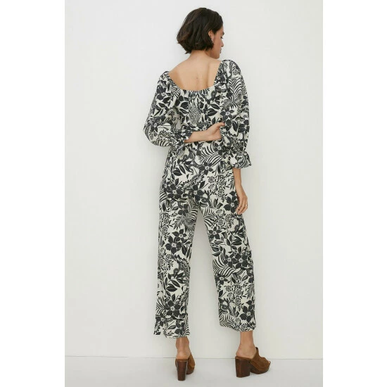 Oasis Rachel Stevens Paisley Floral Jumpsuit For Female 5 Oasis Rachel Stevens Paisley Floral Jumpsuit For Female - Image 3