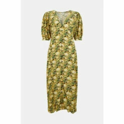 Oasis Petite Meadow Floral Puff Sleeve Midi Dress For Female 10 Oasis Petite Meadow Floral Puff Sleeve Midi Dress For Female -Oasis Sales Store unnamed file 1134