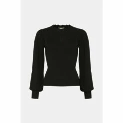 Oasis Corset Detail Pointelle Jumper For Female -Oasis Sales Store unnamed file 1153