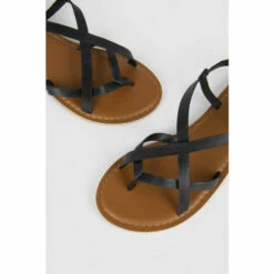 Oasis Real Leather Multi Cross Strap Sandal For Female -Oasis Sales Store unnamed file 116