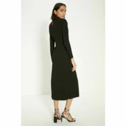 Oasis Twist Detail Funnel Neck Scuba Crepe Midi Dress For Female -Oasis Sales Store unnamed file 1168
