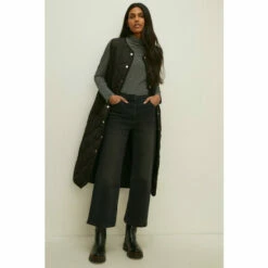 Oasis High Waist Straight Leg Crop Jean For Female -Oasis Sales Store unnamed file 1188