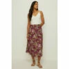 Oasis Petite Berry Floral Printed Pleated Skirt For Female -Oasis Sales Store unnamed file 1278
