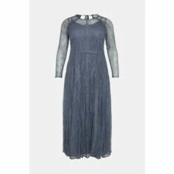 Oasis Plus Size Delicate Lace Long Sleeve Dress For Female -Oasis Sales Store unnamed file 1321