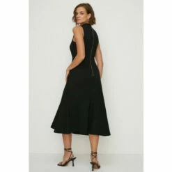 Oasis High Neck Ponte Midi Dress For Female -Oasis Sales Store unnamed file 1340