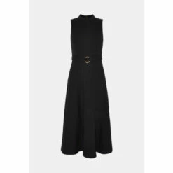 Oasis High Neck Ponte Midi Dress For Female -Oasis Sales Store unnamed file 1341