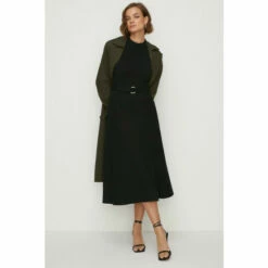 Oasis High Neck Ponte Midi Dress For Female -Oasis Sales Store unnamed file 1342