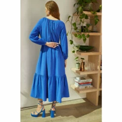 Oasis Textured Smock Maxi Dress For Female -Oasis Sales Store unnamed file 1390