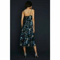 Oasis Embroidered Floral Mesh Strappy Midi Dress For Female -Oasis Sales Store unnamed file 1447