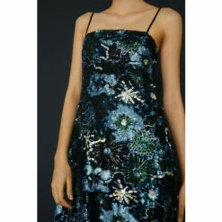 Oasis Embroidered Floral Mesh Strappy Midi Dress For Female -Oasis Sales Store unnamed file 1449