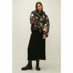 Oasis Printed Zip Through Padded Coat For Female 13 Oasis Printed Zip Through Padded Coat For Female -Oasis Sales Store unnamed file 1461