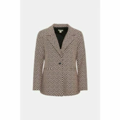 Oasis Geo Jacquard Tailored Blazer Co-ord For Female -Oasis Sales Store unnamed file 1492