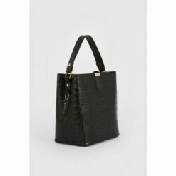 Oasis Faux Croc Multi Strap Gold Detail Bag For Female -Oasis Sales Store unnamed file 1502