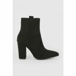 Oasis Faux Suede Pointed Block Ankle Boot For Female -Oasis Sales Store unnamed file 1541