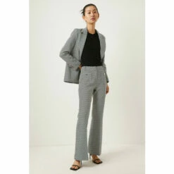 Oasis Petite Geo Jacquard Kick Flare Trouser For Female -Oasis Sales Store unnamed file 1568