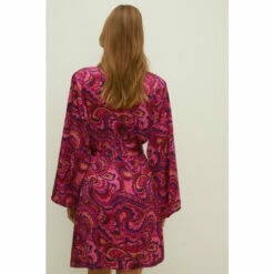 Oasis Bright Swirl Printed Satin Robe For Female -Oasis Sales Store unnamed file 1571