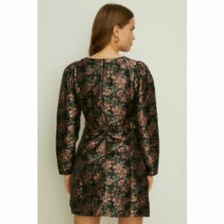 Oasis Floral Jacquard Belted Shift Dress For Female -Oasis Sales Store unnamed file 1623