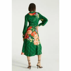 Oasis X Print Sisters Ruched Side Shirt Dress For Female -Oasis Sales Store unnamed file 1646