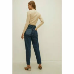 Oasis Contrast Patched Barrel Leg Jean For Female -Oasis Sales Store unnamed file 1666