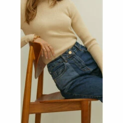 Oasis Contrast Patched Barrel Leg Jean For Female -Oasis Sales Store unnamed file 1668