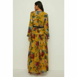 Oasis Corset Ruched Floral Chiffon Maxi Dress For Female -Oasis Sales Store unnamed file 1672