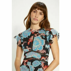 Oasis Paisley Floral Tiered Lace Trim Midi Dress For Female 8 Oasis Paisley Floral Tiered Lace Trim Midi Dress For Female -Oasis Sales Store unnamed file 168