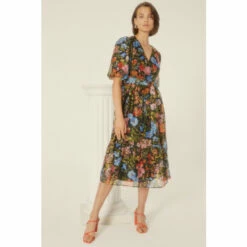 Oasis Floral Organza Wrap Midi Dress For Female 11 Oasis Floral Organza Wrap Midi Dress For Female -Oasis Sales Store unnamed file 1695