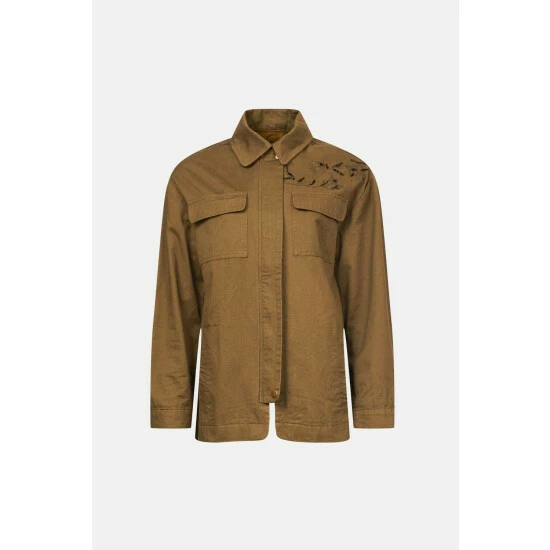 Oasis RHS Embellished Belted Parka For Female 7 Oasis RHS Embellished Belted Parka For Female - Image 5