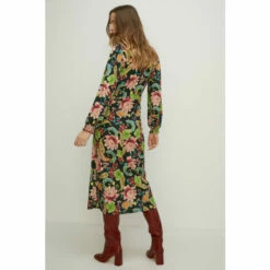 Oasis Slinky Jersey Floral Long Sleeve Shirred Cuff Midi Dress For Female 9 Oasis Slinky Jersey Floral Long Sleeve Shirred Cuff Midi Dress For Female -Oasis Sales Store unnamed file 1754