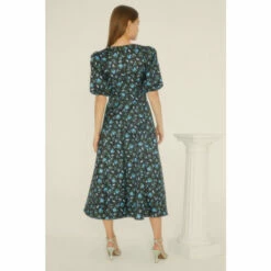 Oasis V Plunge Ditsy Printed Midi Dress For Female -Oasis Sales Store unnamed file 1790