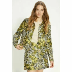 Oasis Floral Jacquard Aline Mini Skirt For Female -Oasis Sales Store unnamed file 187