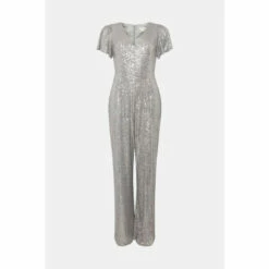 Oasis Sequin Angel Sleeve Jumpsuit For Female 11 Oasis Sequin Angel Sleeve Jumpsuit For Female -Oasis Sales Store unnamed file 1885