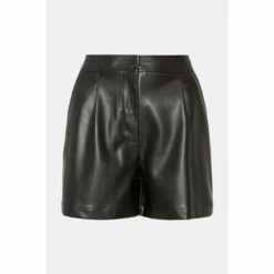 Oasis Faux Leather Tailored Short For Female -Oasis Sales Store unnamed file 1908