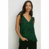 Oasis Green Floral Lace Trim Vest For Female -Oasis Sales Store unnamed file 1926