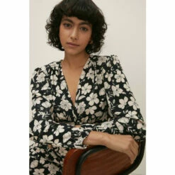 Oasis Mono Floral Printed V Neck Woven Skater Dress For Female 8 Oasis Mono Floral Printed V Neck Woven Skater Dress For Female -Oasis Sales Store unnamed file 1995