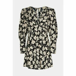 Oasis Mono Floral Printed V Neck Woven Skater Dress For Female 10 Oasis Mono Floral Printed V Neck Woven Skater Dress For Female -Oasis Sales Store unnamed file 1997