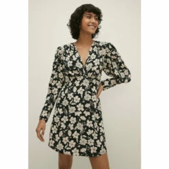 Oasis Mono Floral Printed V Neck Woven Skater Dress For Female 11 Oasis Mono Floral Printed V Neck Woven Skater Dress For Female -Oasis Sales Store unnamed file 1998