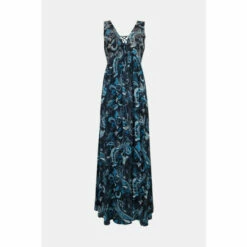Oasis Embellished Paisley Lattice Maxi Dress For Female -Oasis Sales Store unnamed file 2041