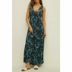 Oasis Embellished Paisley Lattice Maxi Dress For Female -Oasis Sales Store unnamed file 2042