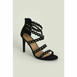 Oasis Scallop Strap Stud Detail Sandal For Female