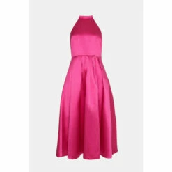 Oasis Satin Twill Lace Back Midi Dress For Female -Oasis Sales Store unnamed file 206