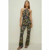 Oasis Slinky Jersey Palm Print Flare Trouser For Female 2 Oasis Slinky Jersey Palm Print Flare Trouser For Female -Oasis Sales Store unnamed file 2064