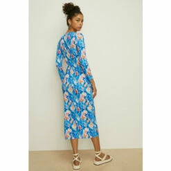 Oasis Abstract Rib Square Neck Midi Dress For Female -Oasis Sales Store unnamed file 2085