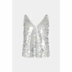 Oasis Sequin Vest For Female -Oasis Sales Store unnamed file 2096