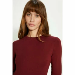 Oasis Jersey Crew Neck Long Sleeve Top For Female -Oasis Sales Store unnamed file 2105