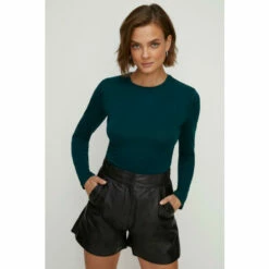 Oasis Jersey Crew Neck Long Sleeve Top For Female -Oasis Sales Store unnamed file 2111