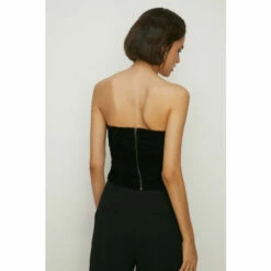 Oasis Velvet Bustier Top For Female -Oasis Sales Store unnamed file 2140