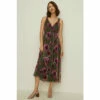 Oasis Dobby Mesh Floral Knot Strap Midi Dress For Female -Oasis Sales Store unnamed file 2180